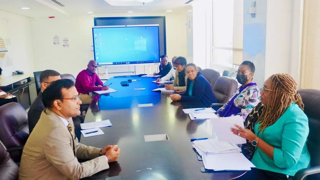 High Commissioner had a fruitful discussion with Permanent Secretary, Ministry of Social Development and Family Services, Mrs. Lenor Baptiste-Simmons on 9 August, 2024.